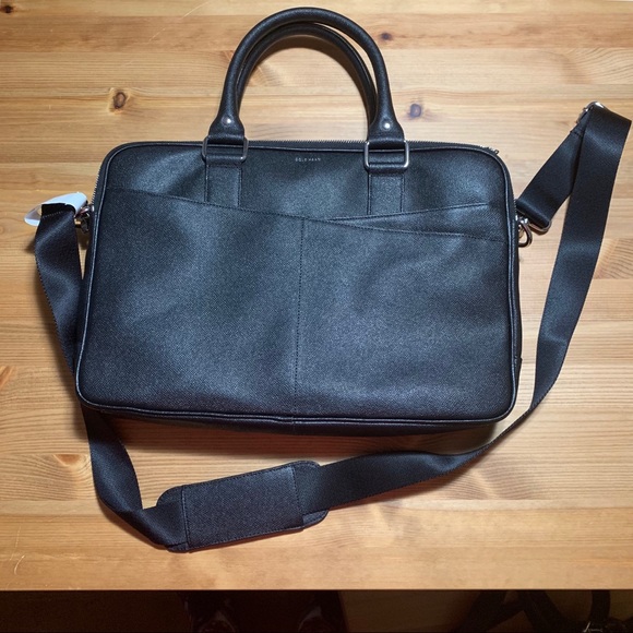 Cole Haan Handbags - Cole Haan Convertible Leather Travel Bag Briefcase